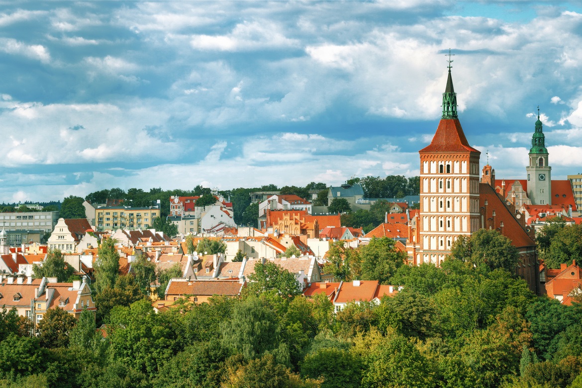 Olsztynin yleisnäkymä